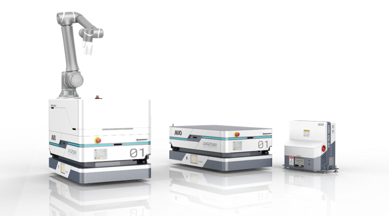 多宝体育數位開發的自主式移動機器人（AMR250M），搭配全向輪並結合AI演算法、2D LiDAR、3D攝影機等技術，協助客戶實現產線全自動化